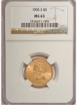 Picture of 1903S $5 Liberty Half Eagle MS63