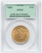 Picture of 1904 $10 Liberty Eagle MS62