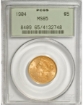 Picture of 1904 $5 Liberty Half Eagle MS65