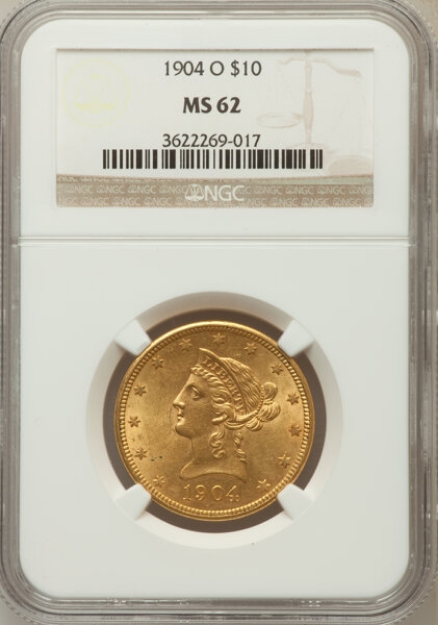 Picture of 1904O $10 Liberty Eagle MS62