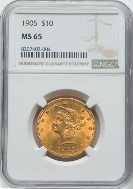 Picture of 1905 $10 Liberty Eagle MS65