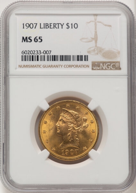 Picture of 1907 $10 Liberty Eagle MS65
