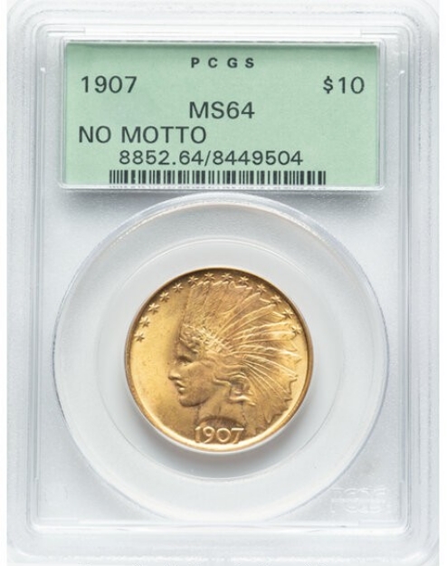 Picture of 1907NM $10 Indian Head Eagle MS64