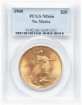 Picture of 1908NM $20 St. Gaudens Double Eagle MS66