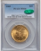 Picture of 1909 $10 Indian Head Eagle MS64